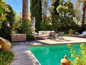 Pool - Spacious villa in Carqueiranne for 10 people, near the sea (Carqueiranne)