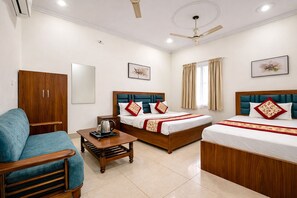 Standard Triple Room | Hypo-allergenic bedding, desk, laptop workspace, soundproofing - Murli Manohar Palace (Vrindavan)
