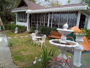 Overnatningsstedets facade