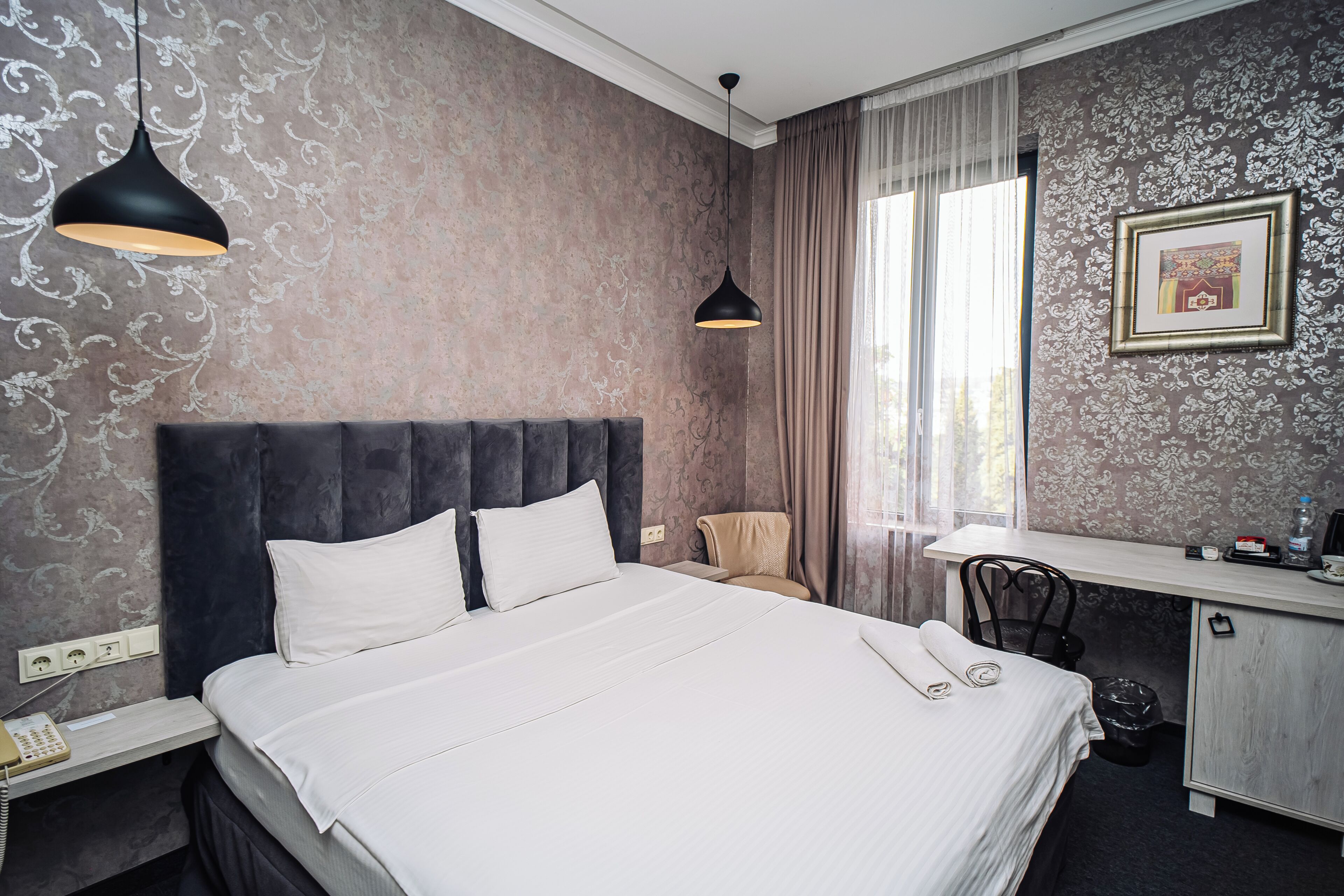 In-room safe, blackout curtains, soundproofing, free WiFi