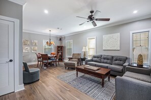 Smart TV, DVD player, stereo