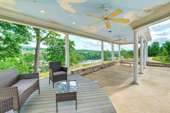 House (5 Bedrooms) | Front of property - 9-acre New River Retreat Near Radford University (Radford)