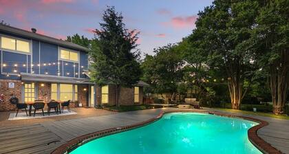 Best of Garland | Pool, Cinema Rm, BBQ (3BD/2.5BA)