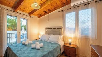 2 slaapkamers, een strijkplank/strijkijzer, wifi, beddengoed