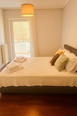 1 makuuhuone, silitysrauta/-lauta, vauvan matkasänky, Wi-Fi