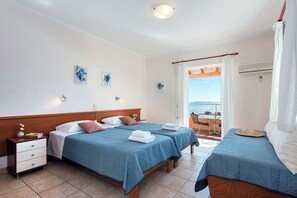 Superior Studio, Balcony, Sea View | Iron/ironing board, free WiFi