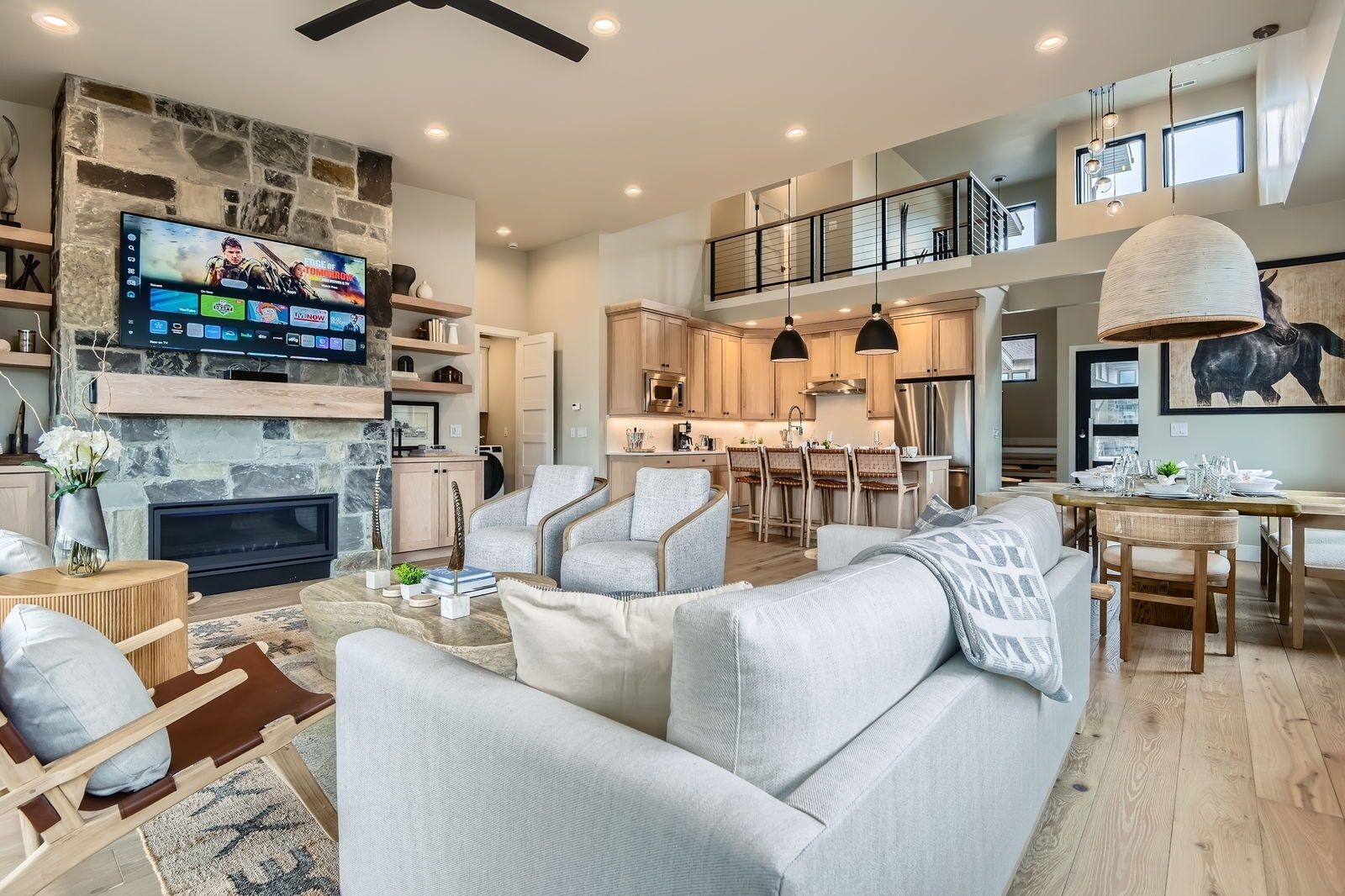 Townhome, 4 Bedrooms | Living area | Smart TV