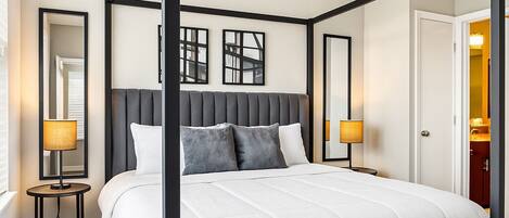 2 habitaciones, tabla de planchar con plancha, wifi y ropa de cama