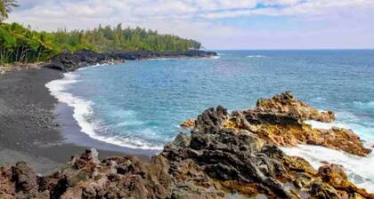 Studio Phoenix, Pet Friendly Near Black Sand Beach Kitchen Dryer Washer & WiFi