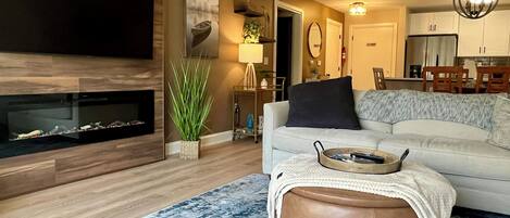 スマートテレビ、暖炉