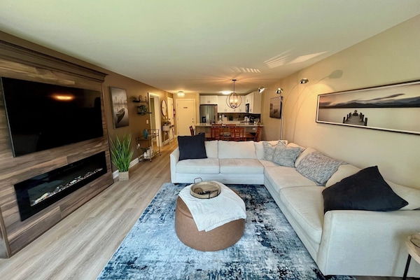 TV connectée, cheminée