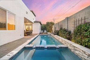 Una piscina climatizada