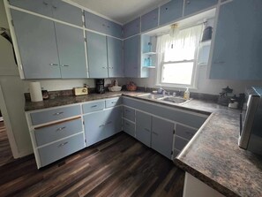 Microwave, oven, stovetop