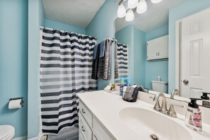 Towels, soap, toilet paper