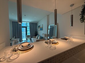 Superior Apartment, Beach View | Private kitchen