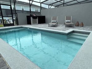 A heated pool - Disney-Close Home w/ Pool & Water Park 1185 (Clermont)