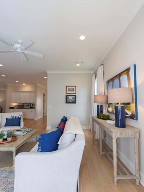 TV, fireplace, offices