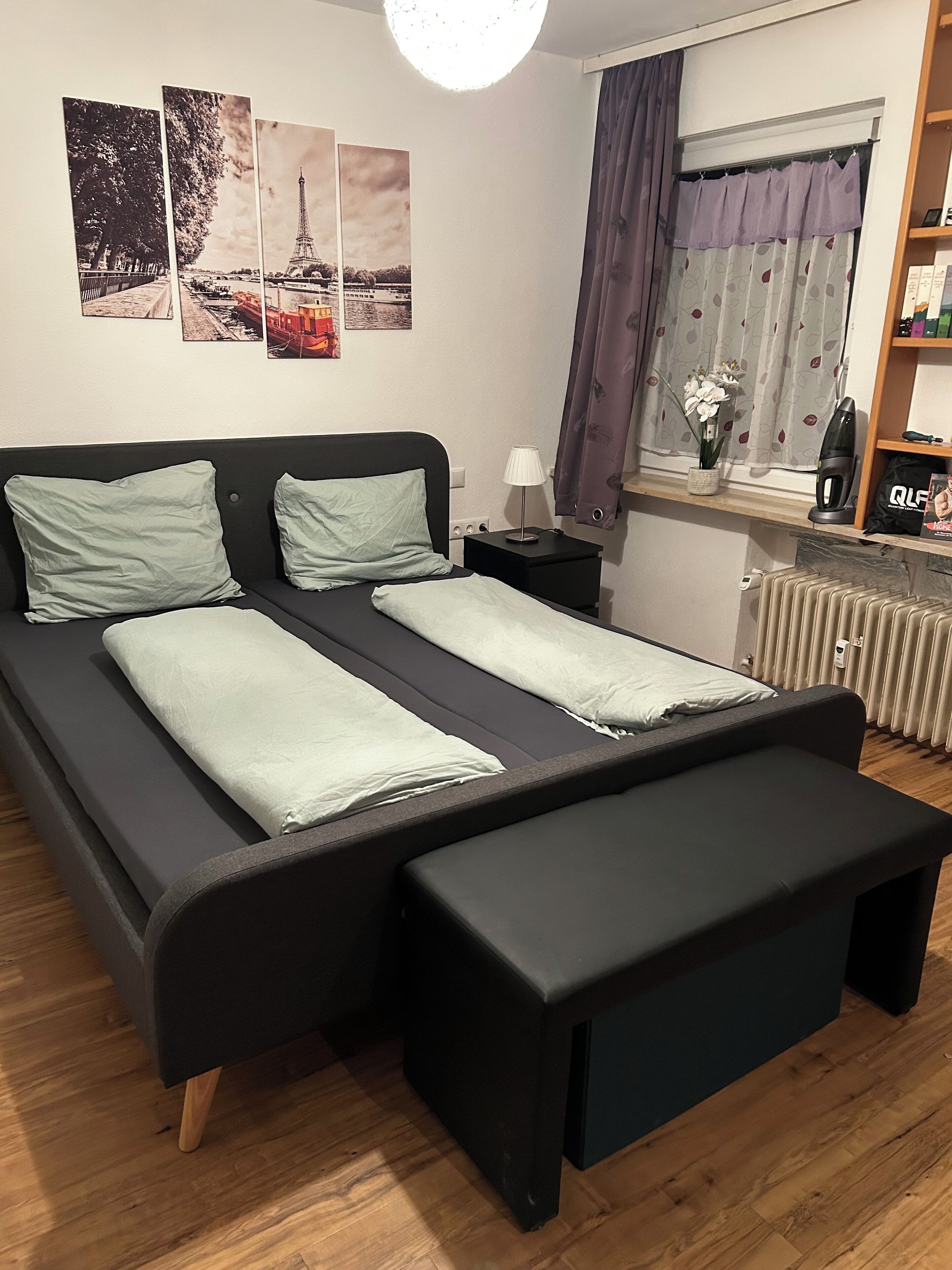 1 室のベッドルーム、アイロン / アイロン台、WiFi (無料)、ベッドシーツ