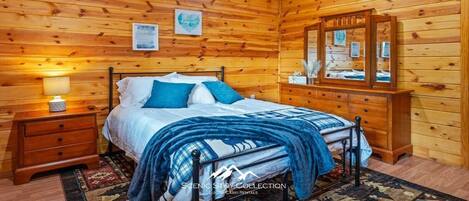 4 bedrooms, iron/ironing board, travel cot, WiFi
