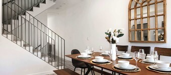 Relax in Spacious 4BR Townhouse Sleeps 8 with WiFi