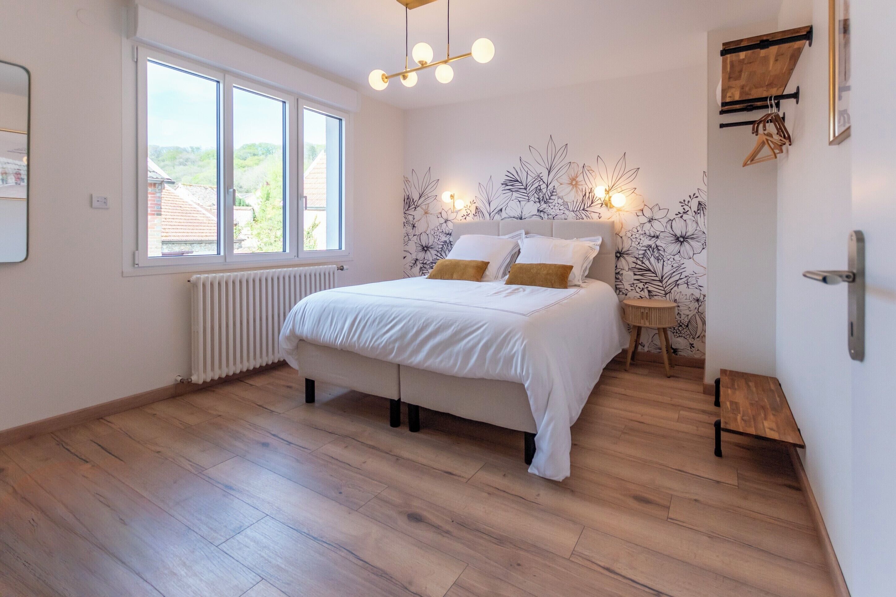 4 chambres, fer et planche à repasser, Wi-Fi gratuit, draps fournis