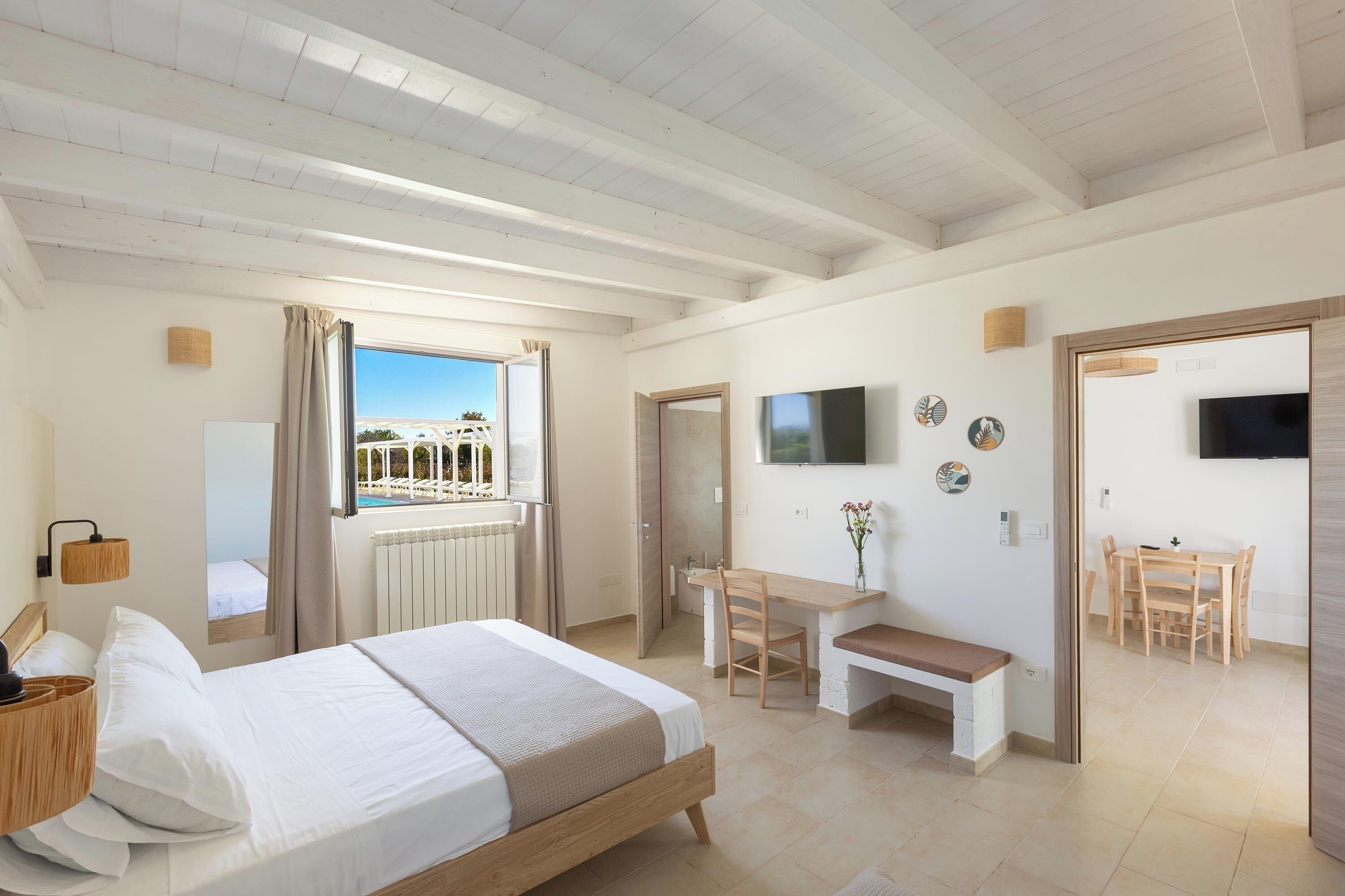 1 habitación, internet y ropa de cama 