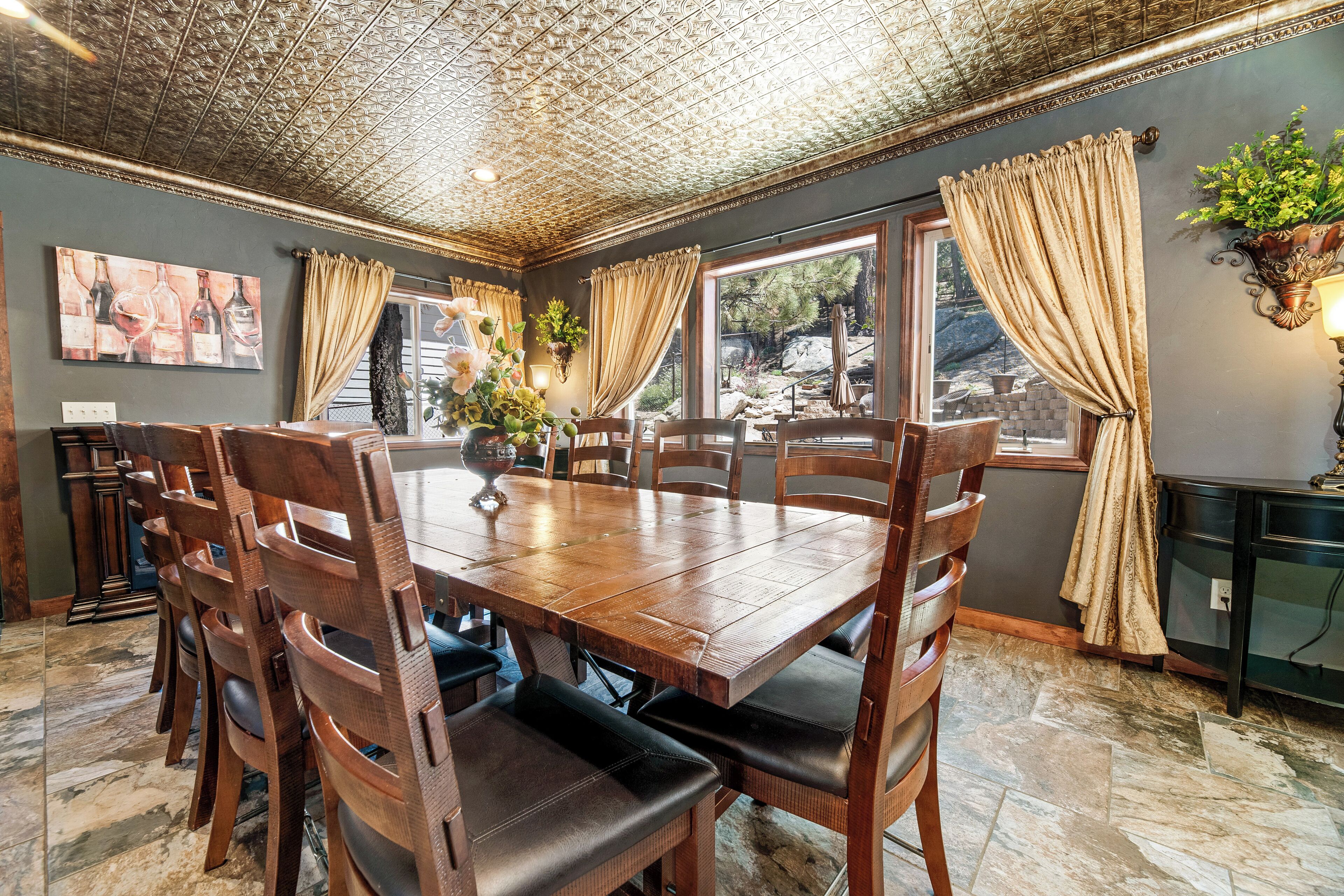 Casa, vistas al lago | Comedor