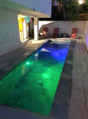 Outdoor pool - Large T5 near town center with terrace and private pool (Montpellier)