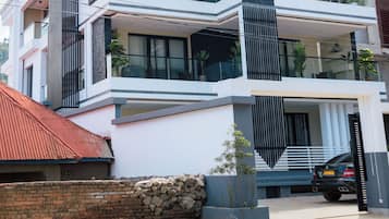 Fassade der Unterkunft