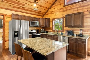 Fridge, microwave, oven, stovetop - Brand New 8BR Lodge | Indoor Pool, Close to PF, Arcades (Sevierville)