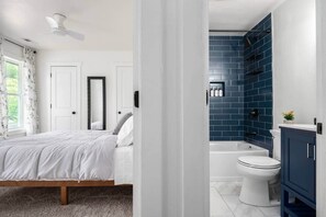 Shower, hair dryer