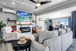 تلفزيون، مدفأة