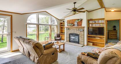 Waterfront Family Home w/ Yard on Portage Lake