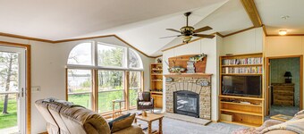 Waterfront Family Home w/ Yard on Portage Lake