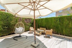 Terrace/patio - Apartment 'Palmera V' with Private Terrace and Private Garden (Santa Pola)