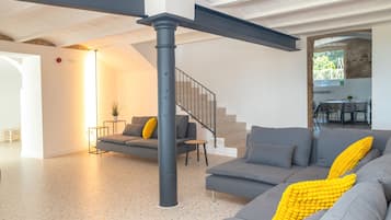 TV, fireplace, ping pong