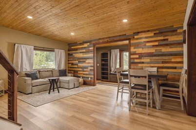 Residential Area Ski Chalet by Creek | Sleeps 6