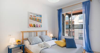 Appartement 'Camaleón 7' avec piscine partagée, terrasse privée et climatisation