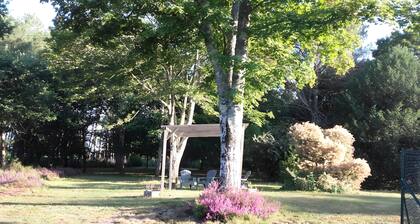 "Les Pins - Domaine Des Landes" with shared pool, covered private terrace, and shared garden