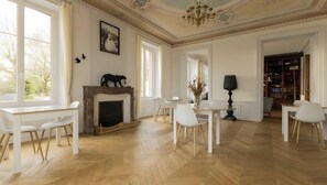 Dining - Bed and Breakfast 'Chambre D'hôte 3' with Shared Terrace, Wi-Fi and Air Conditioning (Joze)