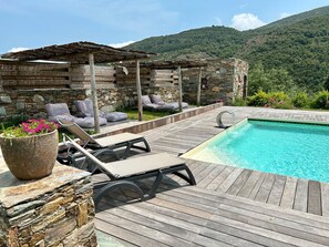 Pool - Bed and Breakfast 'Colomba' with Shared Pool, Wi-Fi and Air Conditioning (Murato)