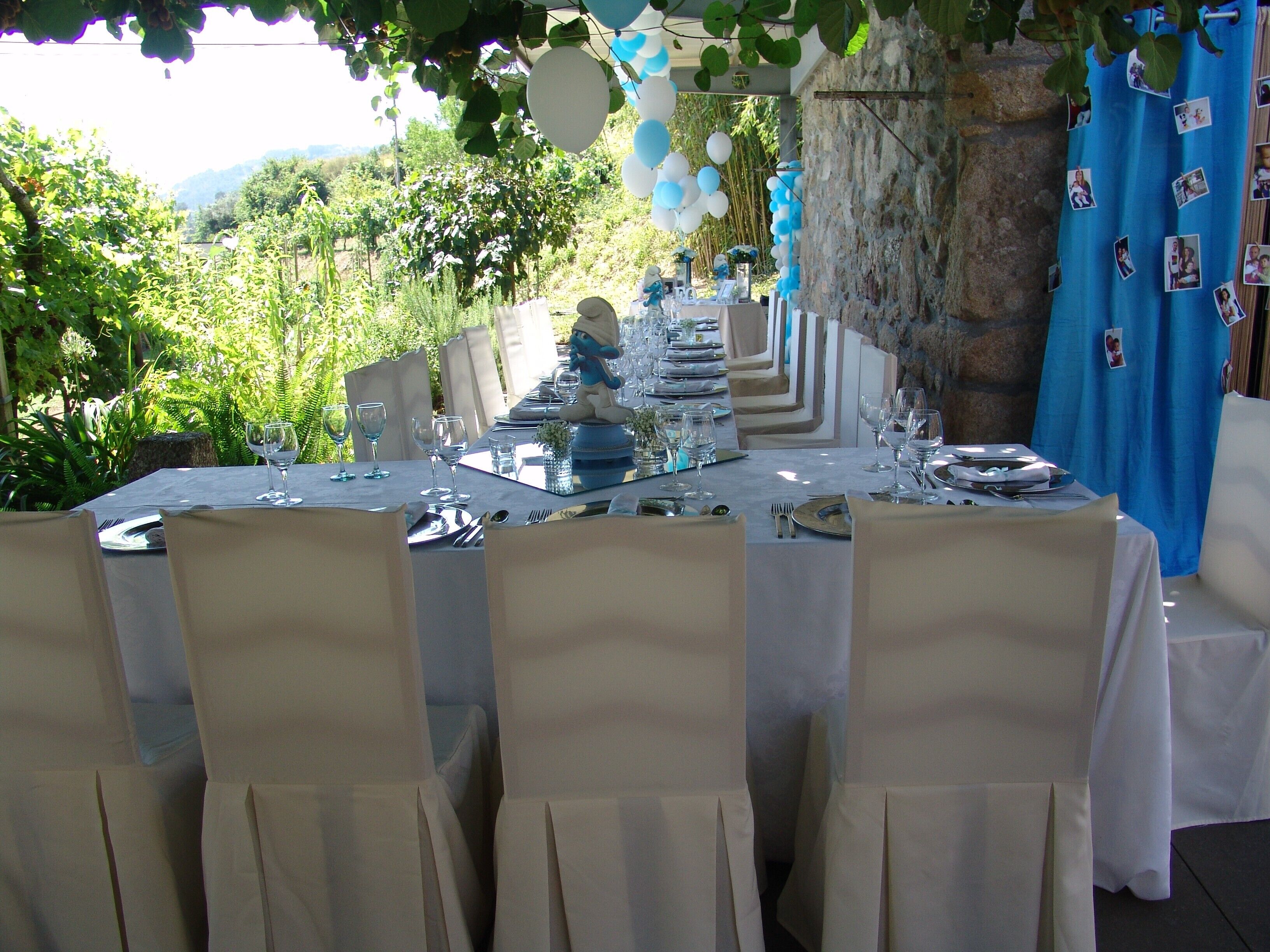 Área para banquetes al aire libre
