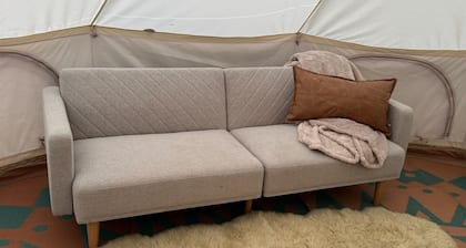 Wandering Willow – Private Stargazing Glamping Tent with Fire Pit & Open Skies