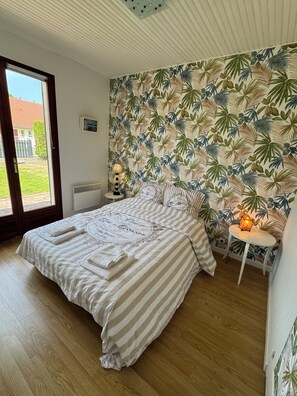 3 chambres, bureau, lit parapluie, Wi-Fi gratuit