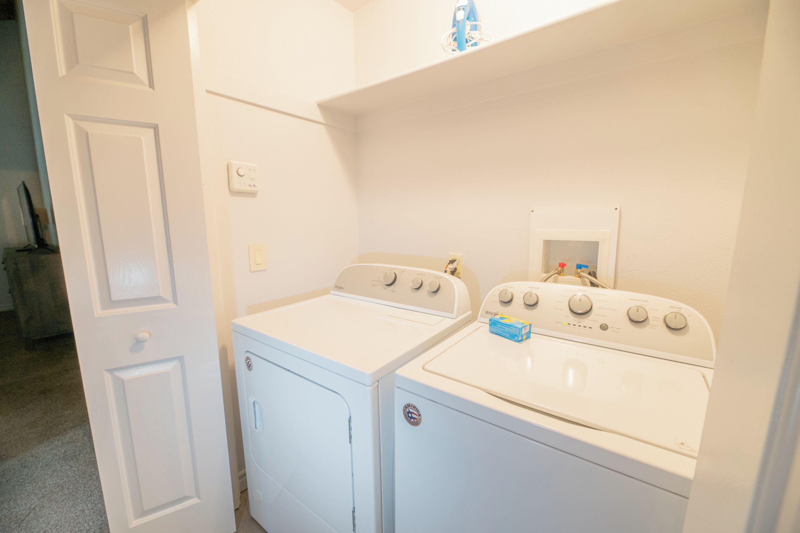 House, Patio, Mountain View | Laundry