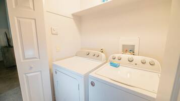 House, Patio, Mountain View | Laundry