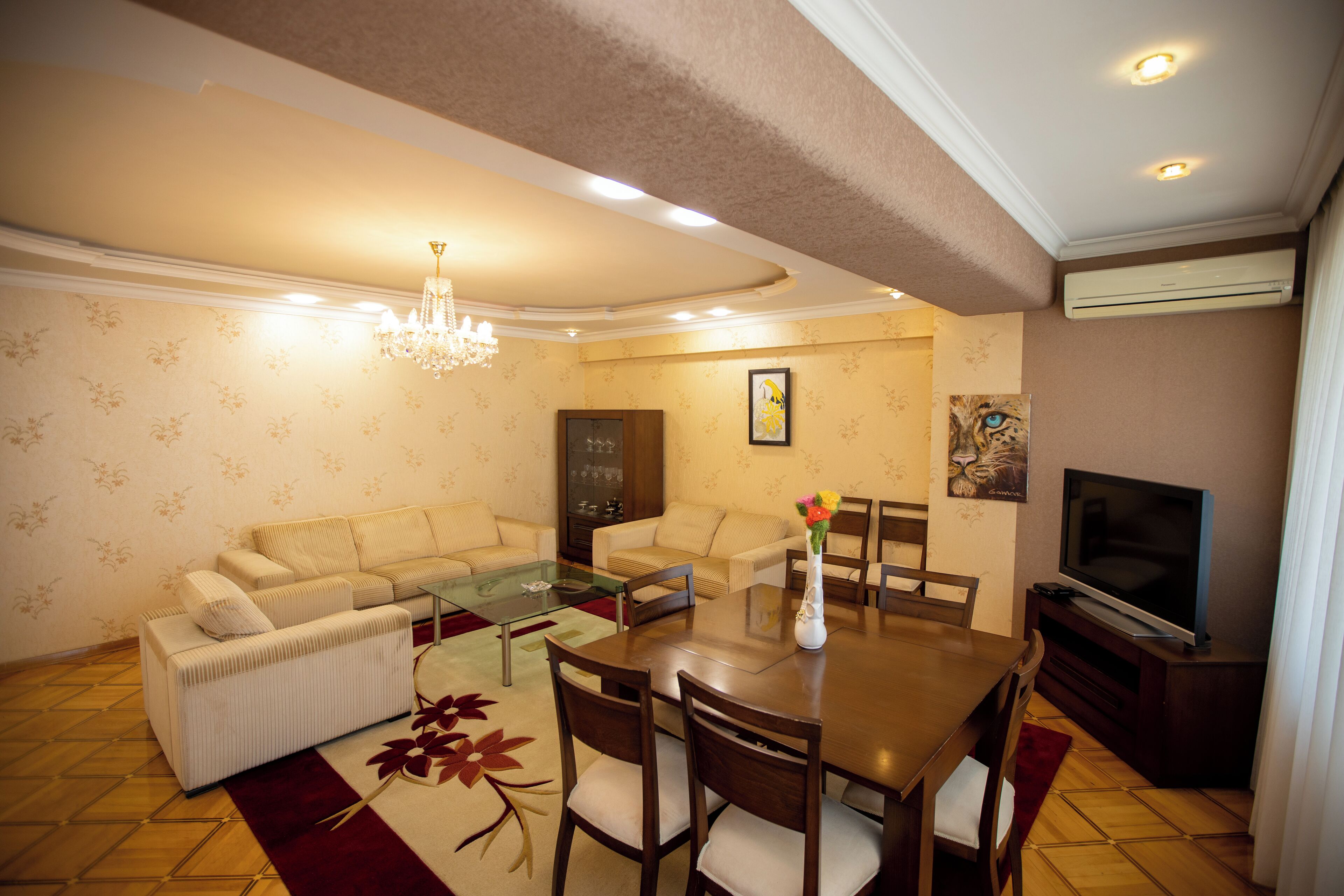 Deluxe Apartment, Sea View | Living area