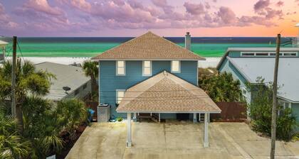 It's A Shore Thing-Gorgeous 4 bedroom BEACHFRONT home, sleeps 16, near Pier Park