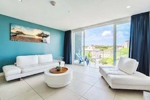 Appartamento Exclusive, 3 camere da letto, lato spiaggia | Area soggiorno