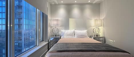 1 habitación, tabla de planchar con plancha, wifi y ropa de cama